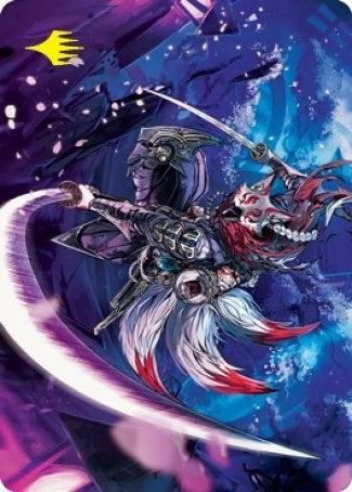 Blade-Blizzard Kitsune Art Card (Gold-Stamped Signature) (47) [ASNEO] - MTG Single