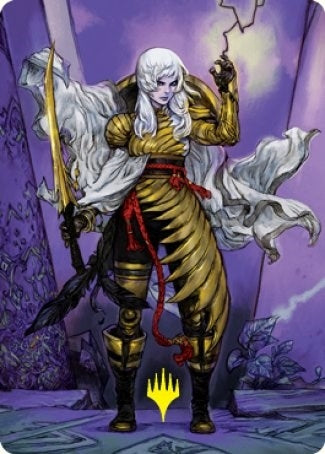 The Wandering Emperor Art Card (49/81) (Gold-Stamped Signature) (49) [ASNEO] - MTG Single