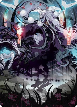 Echo of Death’s Wail Art Card (55) [ASNEO] - MTG Single