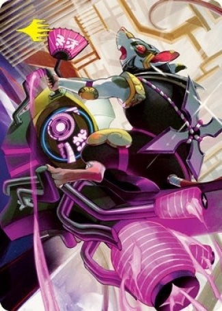 Nashi Moon Sage’s Scion Art Card (Gold-Stamped Signature) (59) [ASNEO] - MTG Single