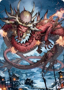 Atsushi the Blazing Sky Art Card (61/81) (61) [ASNEO] - MTG Single