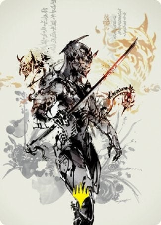 Satoru Umezawa Art Card (73/81) (Gold-Stamped Signature) (73) [ASNEO] - MTG Single