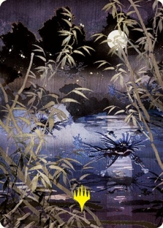 Swamp (297) Art Card (Gold-Stamped Signature) (81) [ASNEO] - MTG Single