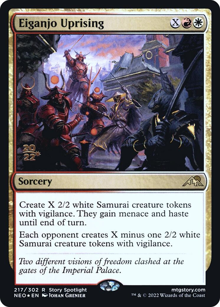 Eiganjo Uprising (217) [PRE] - MTG Single