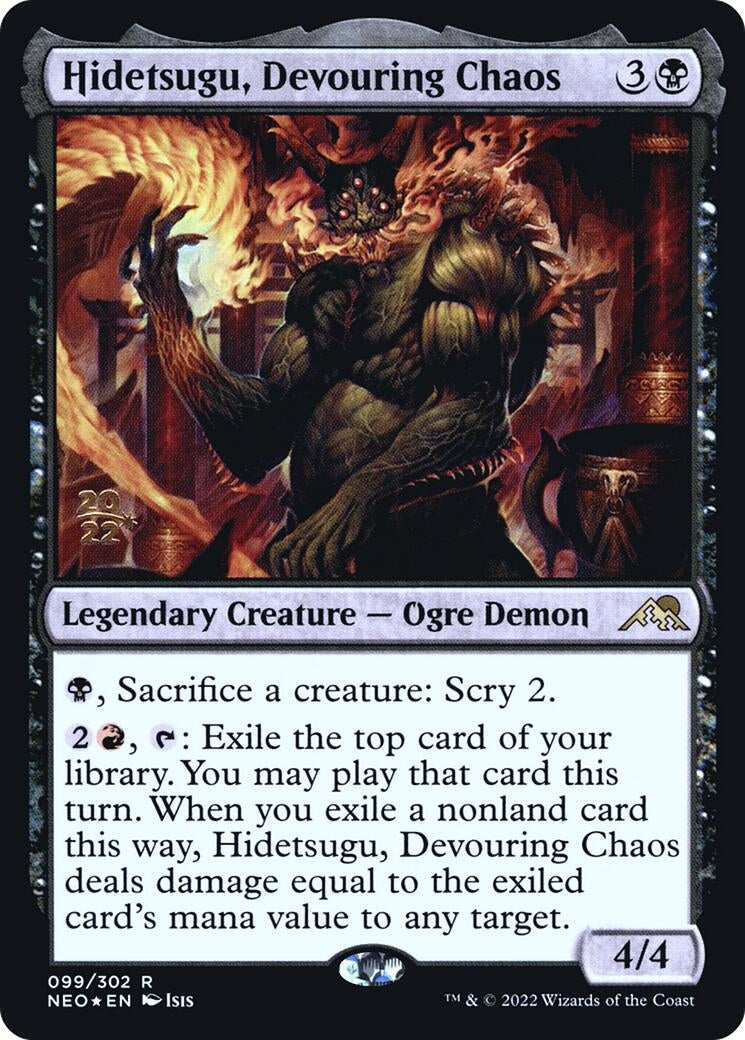 Hidetsugu Devouring Chaos (99) [PRE] - MTG Single