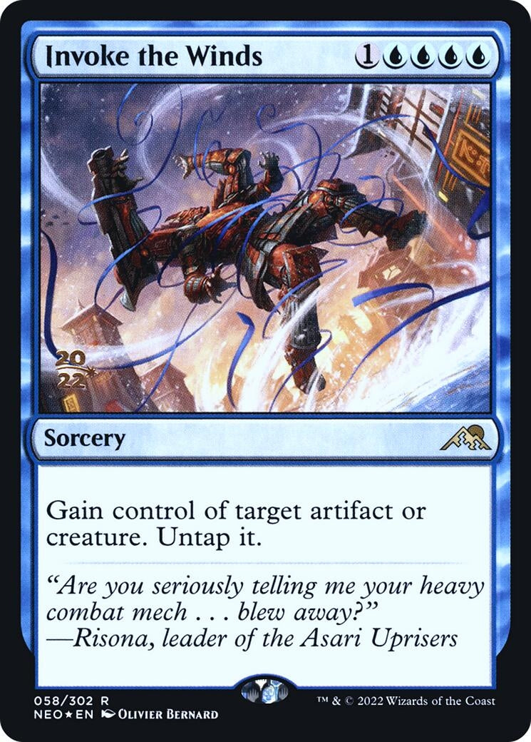 Invoke the Winds (58) [PRE] - MTG Single