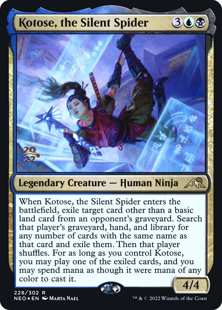 Kotose the Silent Spider (228) [PRE] - MTG Single