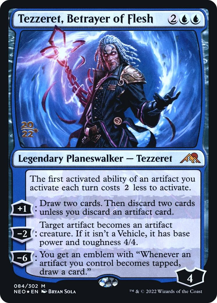 Tezzeret Betrayer of Flesh (84) [PRE] - MTG Single