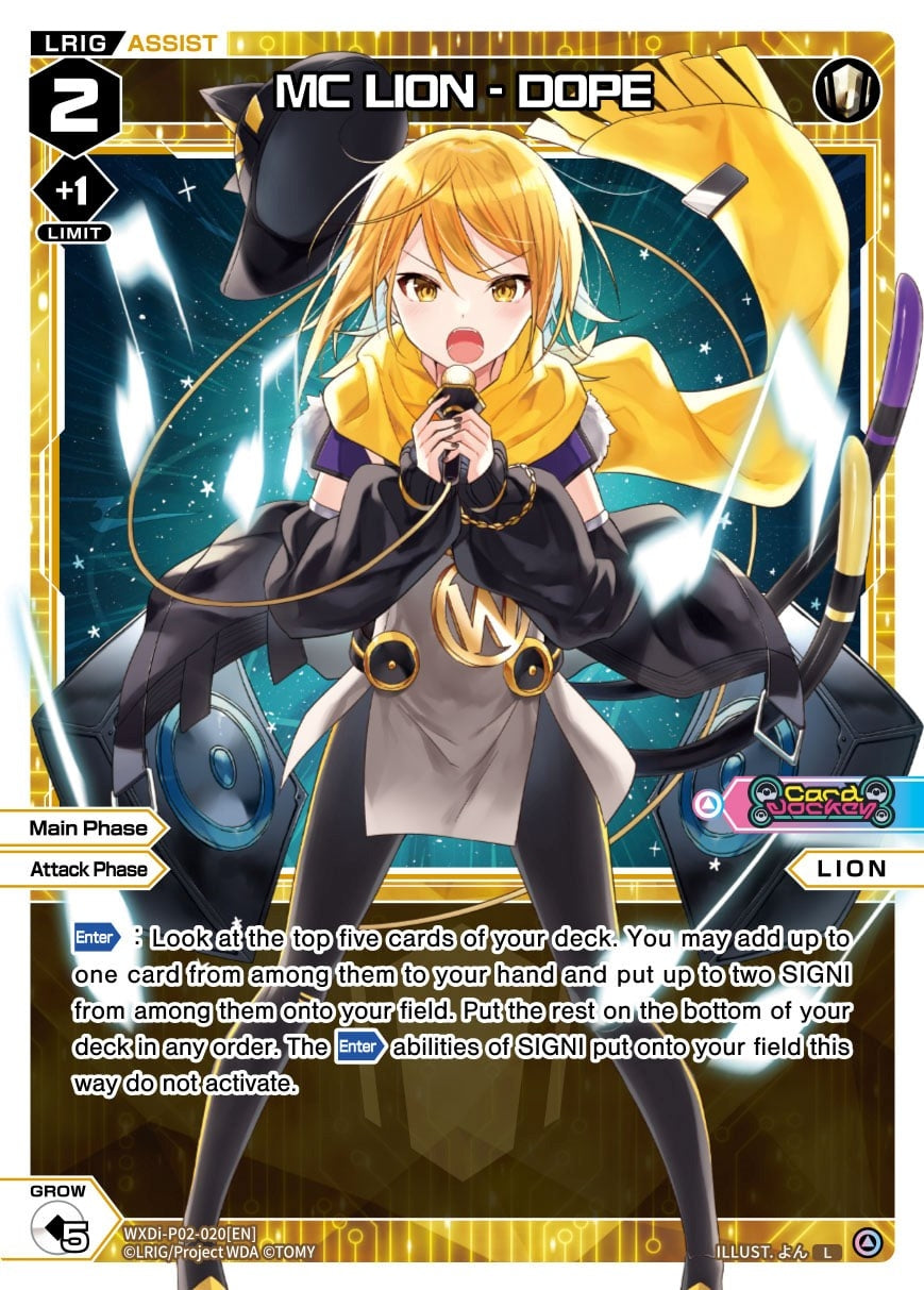 MC LION - DOPE (2020) [WXDi-P02] - WIXOSS Single