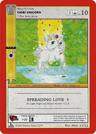 Chibi Unicorn (11) (VD22) - MetaZoo Single