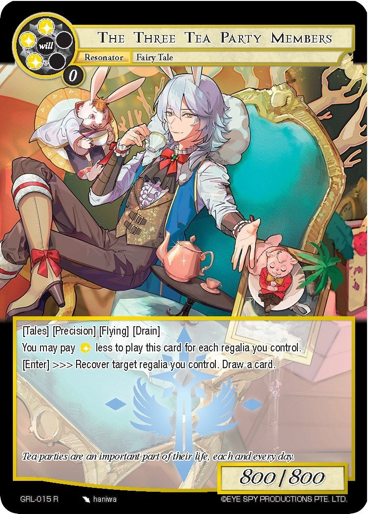The Three Tea Party Members (15) [GGR] - Force of Will Single