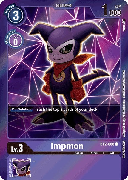 Impmon (Event Pack 2) (2068) [BT01-03] - Digimon Card Game Single