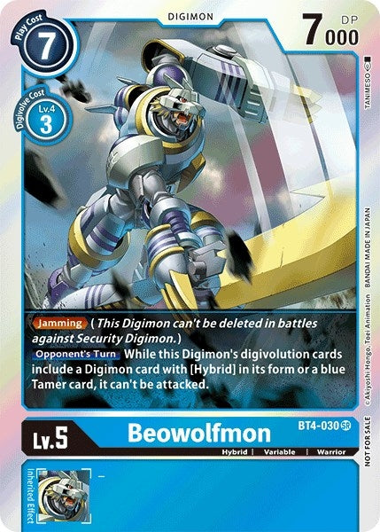 Beowolfmon (Event Pack 2) (4030) [BT04] - Digimon Card Game Single