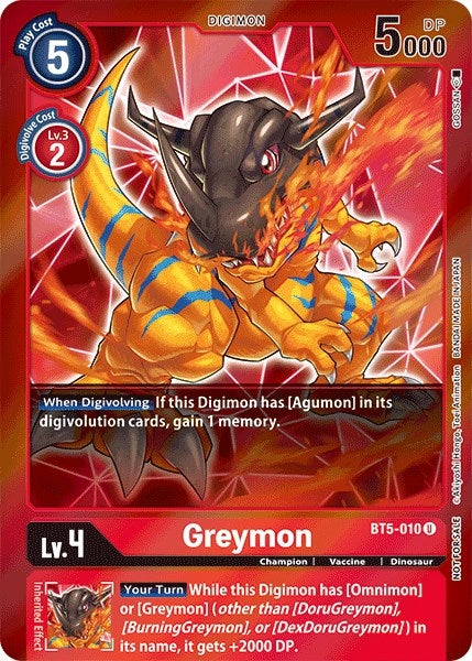 Greymon (Event Pack 2) (5010) [BT05] - Digimon Card Game Single