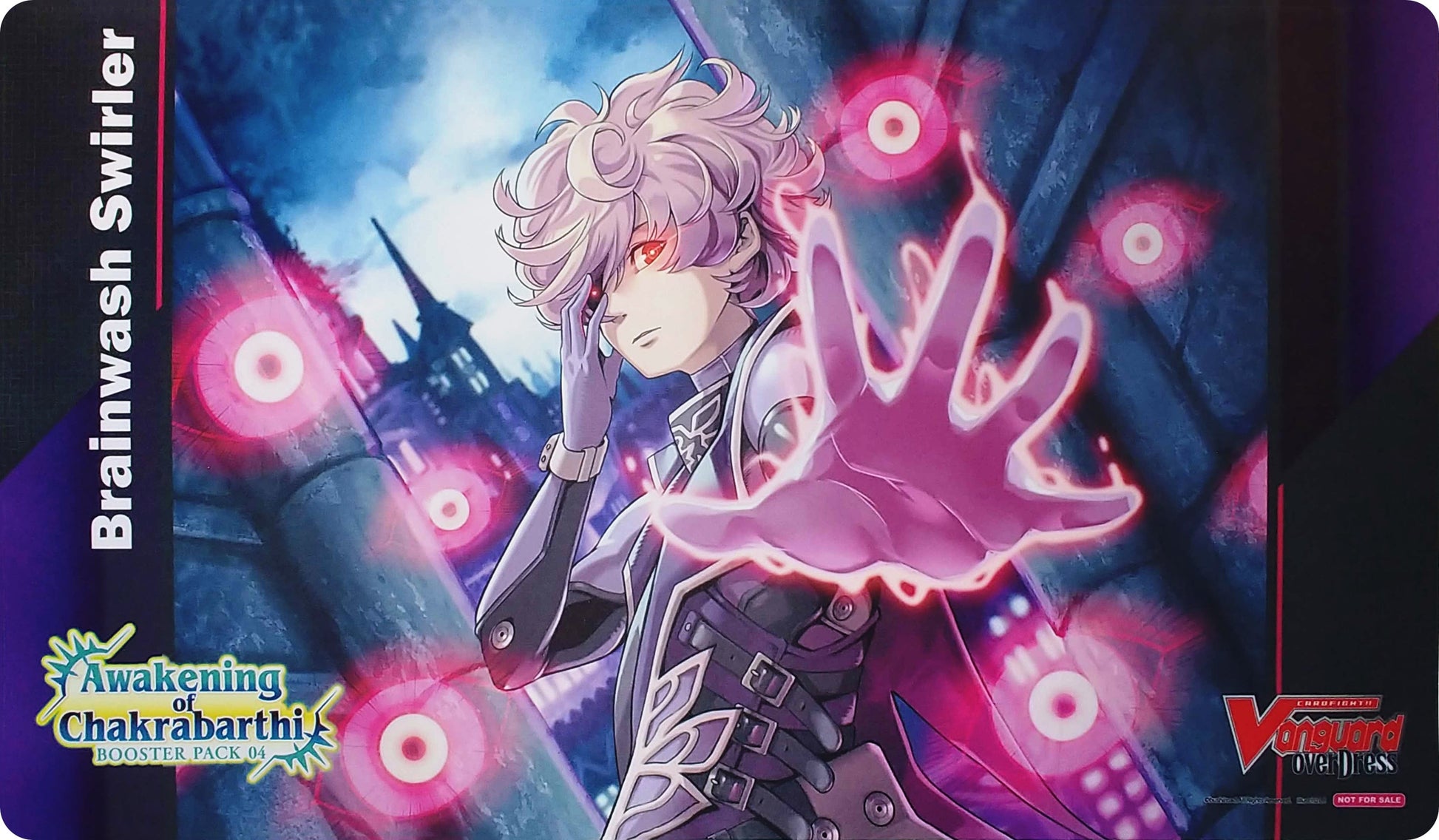 Cardfight!! Vanguard overDress Preorder Playmat: Awakening of Chakrabarthi - Brainwash Swirler - Playmats Sealed