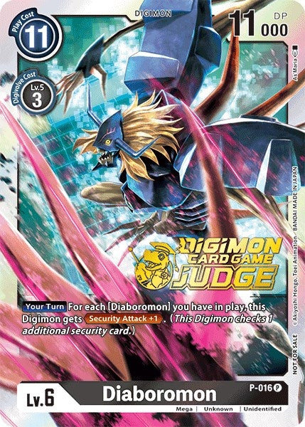 Diaboromon - P-016 (Judge Pack 1) (16) [D-PR] - Digimon Card Game Single