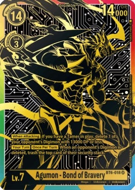 Agumon - Bond of Bravery (2021 Championship Finals 1st Place) (6018) [BT06] - Digimon Card Game Single