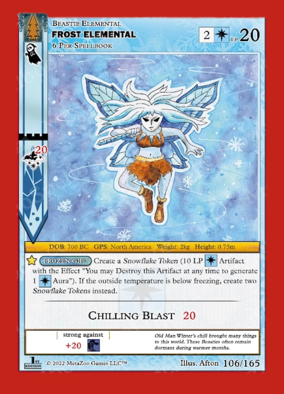 Frost Elemental (106) (WILFE) - MetaZoo Single