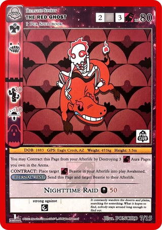 The Red Ghost (Pin Club Nightfall Mystery Collection 1st Edition) (7) (MISC) - MetaZoo Single