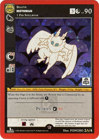 Mothman - 2A (Pin Club Nightfall Mystery Collection 1st Edition) (2) (MISC) - MetaZoo Single