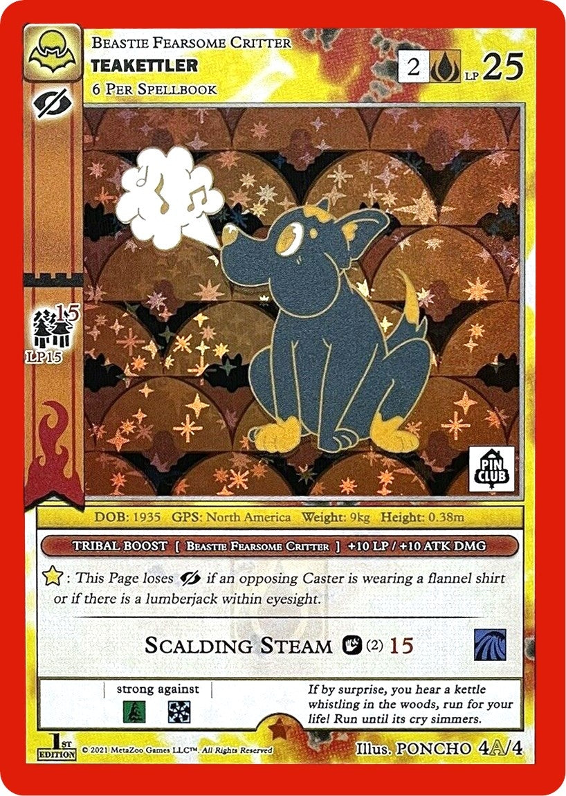 Teakettler - 4A (Pin Club Nightfall Mystery Collection 1st Edition) (4) (MISC) - MetaZoo Single