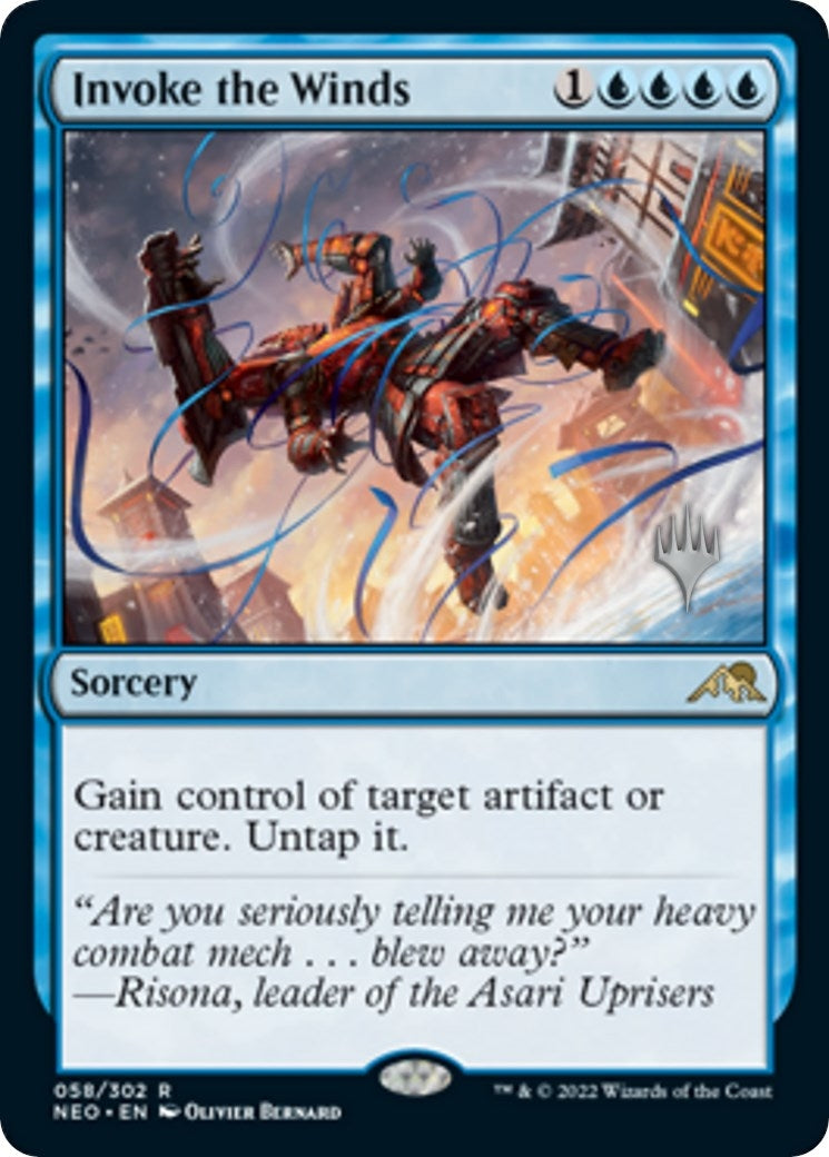 Invoke the Winds (58) [PPNEO] - MTG Single