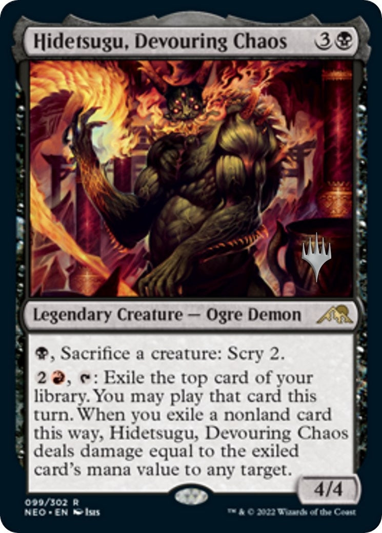 Hidetsugu Devouring Chaos (99) [PPNEO] - MTG Single