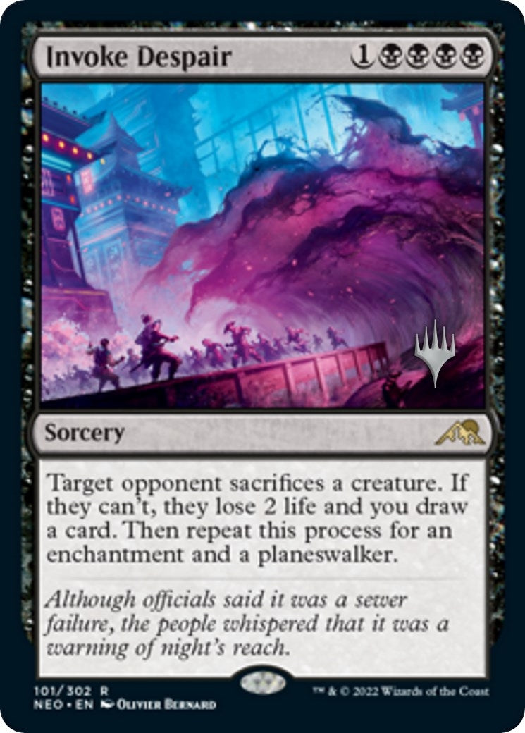 Invoke Despair (101) [PPNEO] - MTG Single