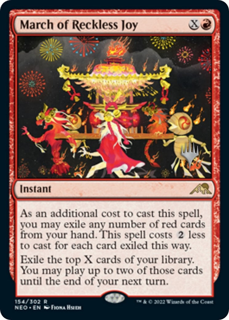 March of Reckless Joy (154) [PPNEO] - MTG Single