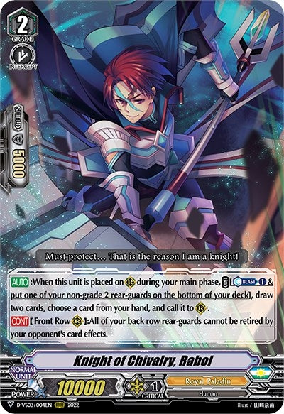 Knight of Chivalry Rabol (3004) [D-VS03] - Cardfight Vanguard Single