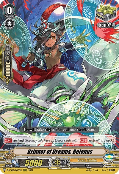 Bringer of Dreams Belenus (3007) [D-VS03] - Cardfight Vanguard Single