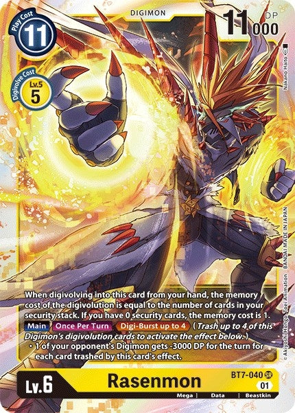 Rasenmon (7040) [BT07] - Digimon Card Game Single
