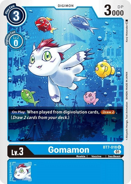 Gomamon (7018) [BT07] - Digimon Card Game Single
