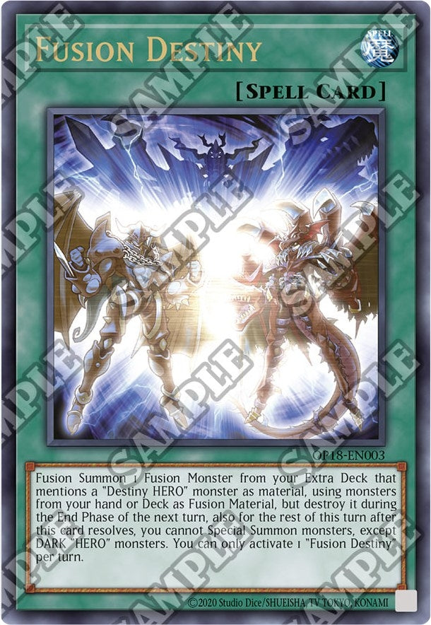 Fusion Destiny (UTR) (18003) (OP18) - YuGiOh Single