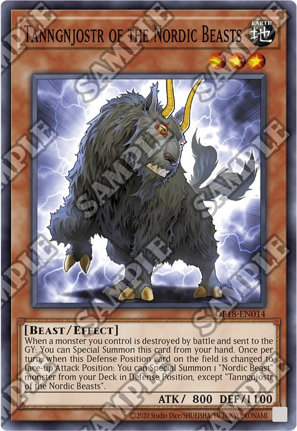 Tanngnjostr of the Nordic Beasts (18014) (OP18) - YuGiOh Single