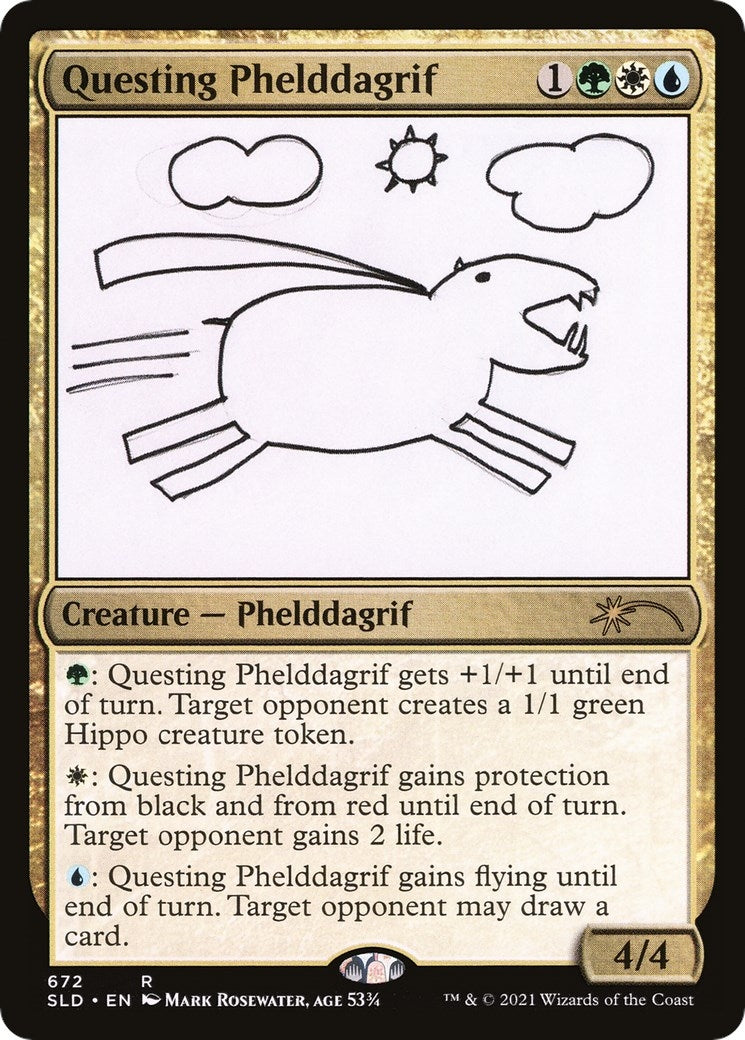Questing Phelddagrif (672) (672) [SLD] - MTG Single