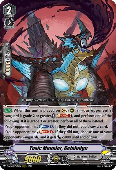 Toxic Monster Gelsludge (3047) [D-VS03] - Cardfight Vanguard Single