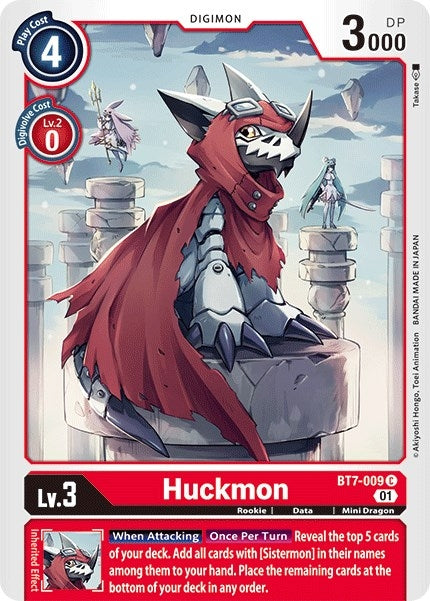 Huckmon (7009) [BT07] - Digimon Card Game Single