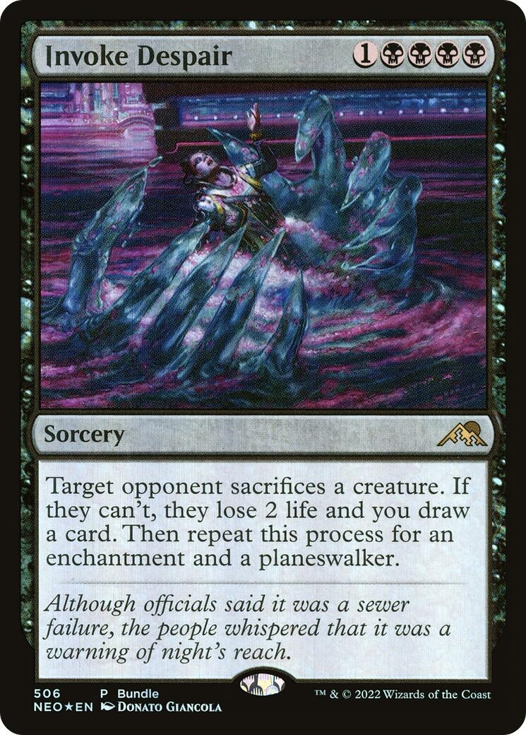 Invoke Despair (NEO Bundle) (506) [UMP] - MTG Single