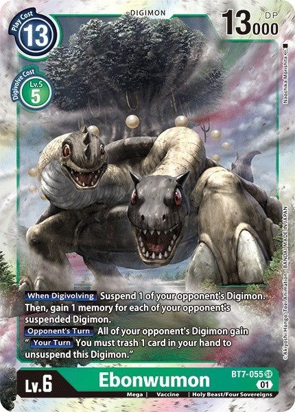 Ebonwumon (7055) [BT07] - Digimon Card Game Single