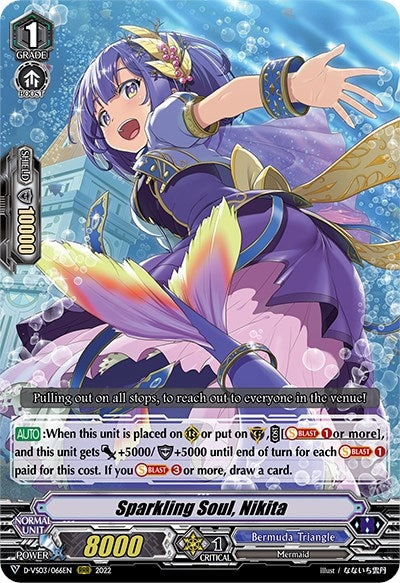 Sparkling Soul Nikita (3066) [D-VS03] - Cardfight Vanguard Single