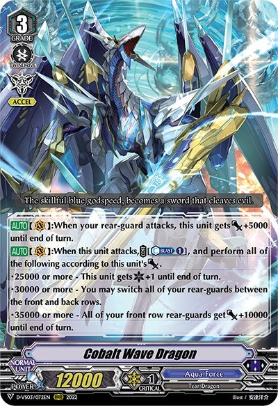 Cobalt Wave Dragon (3072) [D-VS03] - Cardfight Vanguard Single