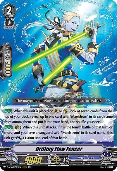 Drifting Flow Fencer (3075) [D-VS03] - Cardfight Vanguard Single