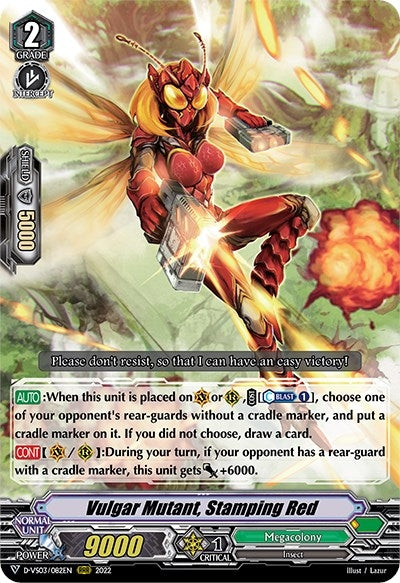 Vulgar Mutant Stamping Red (3082) [D-VS03] - Cardfight Vanguard Single