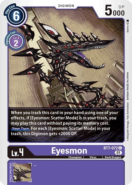 Eyesmon (7072) [BT07] - Digimon Card Game Single