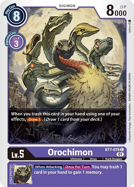 Orochimon (7076) [BT07] - Digimon Card Game Single
