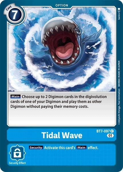 Tidal Wave (7097) [BT07] - Digimon Card Game Single