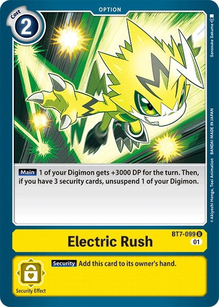 Electric Rush (7099) [BT07] - Digimon Card Game Single