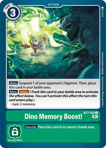 Dino Memory Boost! (7102) [BT07] - Digimon Card Game Single