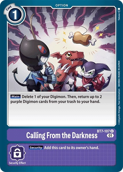 Calling From the Darkness (7107) [BT07] - Digimon Card Game Single
